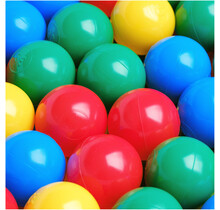 Ballen, set 200 stuks | Blauw/Groen/Rood/Geel | 6 cm