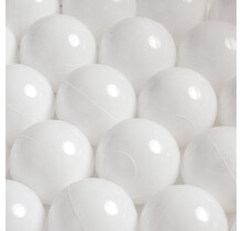 Ballen, set 200 stuks | Wit  | 6 cm