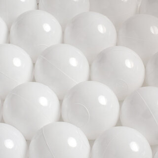 Ballen, set 200 stuks | Wit | 6 cm