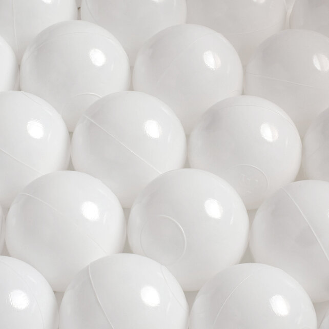 Ballen, set 200 stuks | Wit  | 6 cm