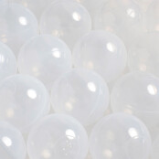 Ballen, set 200 stuks | Transparant  | 6 cm