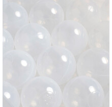 Ballen, set 200 stuks | Transparant  | 6 cm