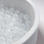 Ballen, set 200 stuks | Transparant  | 6 cm