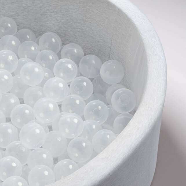 Ballen, set 200 stuks | Transparant  | 6 cm