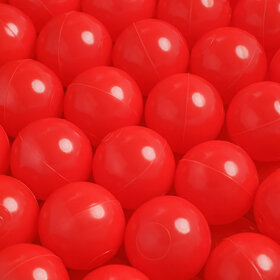 Ballen, set 200 stuks | Rood | 6 cm