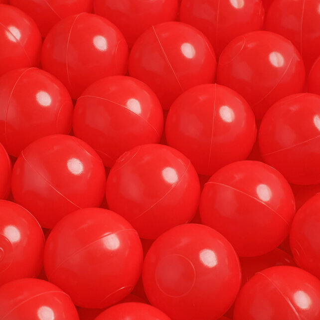 Ballen, set 200 stuks | Rood  | 6 cm