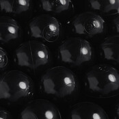 Ballen, set 200 stuks | Zwart | 6 cm