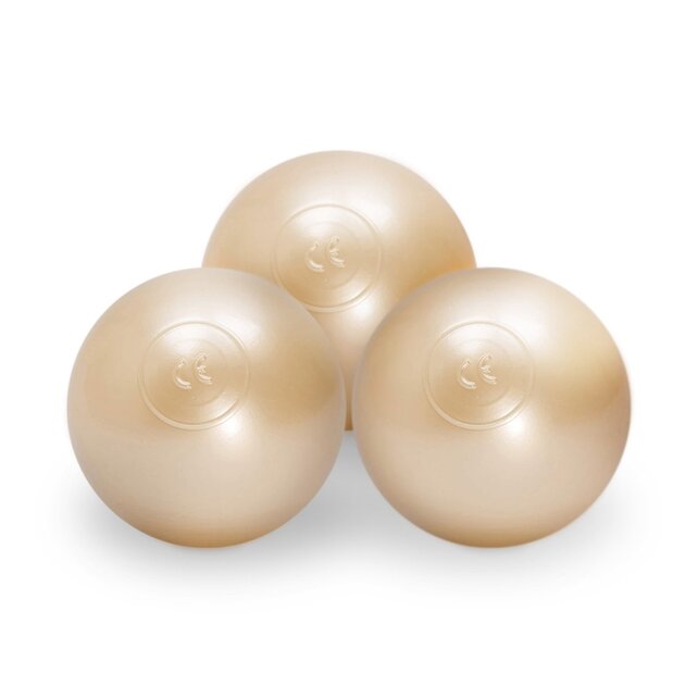 Ballen, set 200 stuks | Pearl/Gold/Light Blue | 6 cm