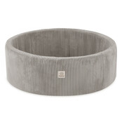 Ballenbak Rond 90x30 | Beige Corduroy incl. 200 ballen (Pearl/Gold/Light Blue)