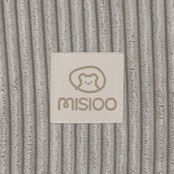 Ballenbak Rond 90x30 | Beige Corduroy incl. 200 ballen (Pearl/Gold/Light Blue)