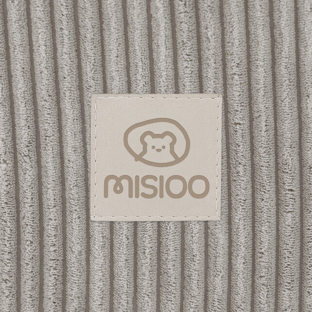 Ballenbak Rond 90x30 | Beige Corduroy incl. 200 ballen (Pearl/Gold/Light Blue)