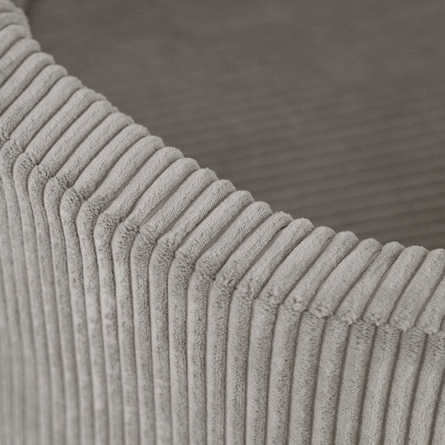 Ballenbak Rond 90x30 | Beige Corduroy incl. 200 ballen (Pearl/Gold/Light Blue)