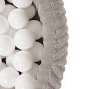 Ballenbak Rond 90x30 | Beige Puffy Lamell incl. 200 ballen (Pearl/Gold/Light Pink Pearl)