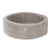 Ballenbak Rond 90x30 | Beige Puffy Lamell incl. 200 ballen (Pearl/Gold/Light Pink Pearl)