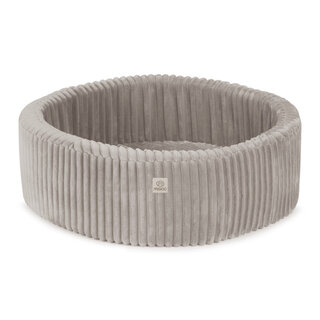 Ballenbak Rond 90x30 | Beige Puffy Lamell  excl. ballen