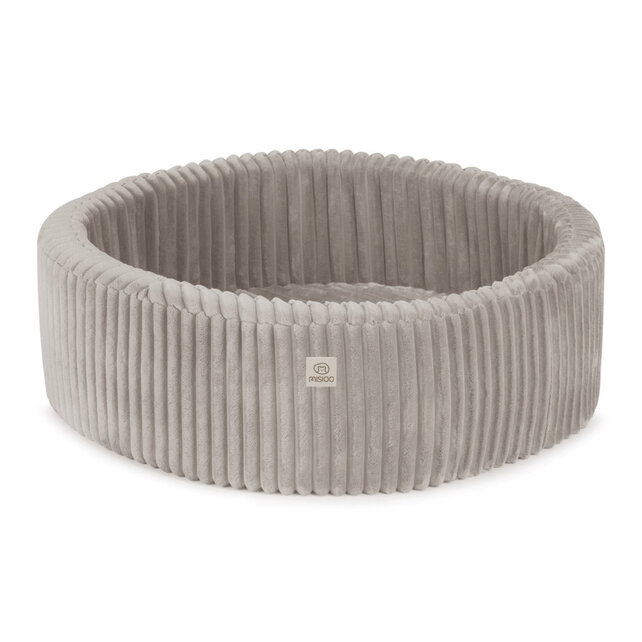 Ballenbak Rond 90x30 | Beige Puffy Lamell excl. ballen