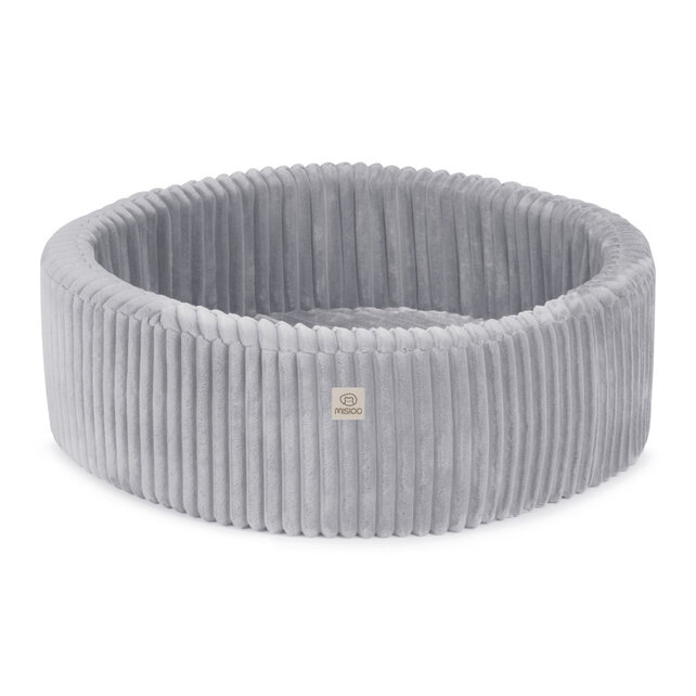 Ballenbak Rond 90x30 | Grey Puffy Lamell excl. ballen