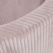 Ballenbak Rond 90x30 Met Trapje | Light Pink Corduroy incl. 200 ballen (Pearl/Gold/Light Pink Pearl)