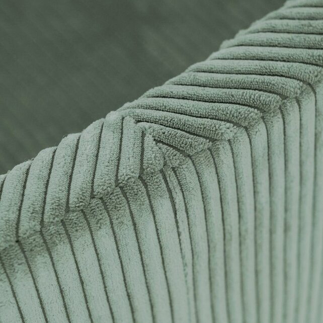 Ballenbak Rond 90x30 Met Trapje | Green Corduroy incl. 200 ballen (Pearl/Silver/Mint Pearl)