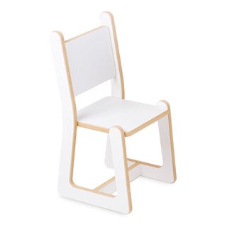 Houten Montessori Kinderstoel | Wit