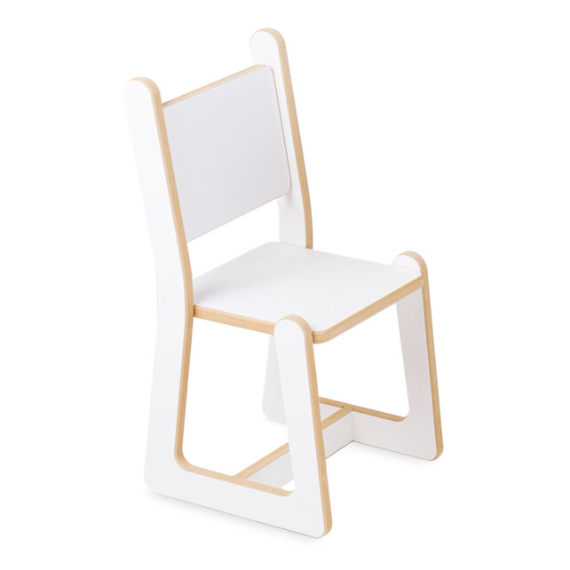 Houten Montessori Kinderstoel | Wit