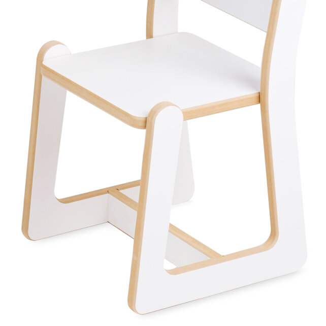 Houten Montessori Kinderstoel | Wit