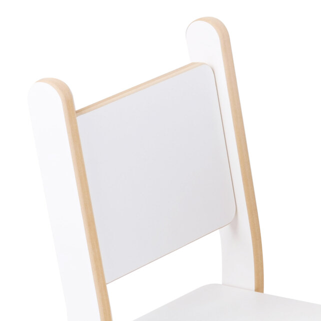 Houten Montessori Kinderstoel | Wit
