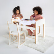 Houten Montessori Kindertafel  | Wit