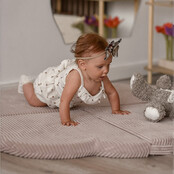 Speelmat - Plush Nest Bloem - Light Pink Corduroy, 115 cm
