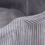 Ballenbak Bloem 95x30 | Light Grey Corduroy incl. 200 ballen (Pearl/Silver/Light Blue)