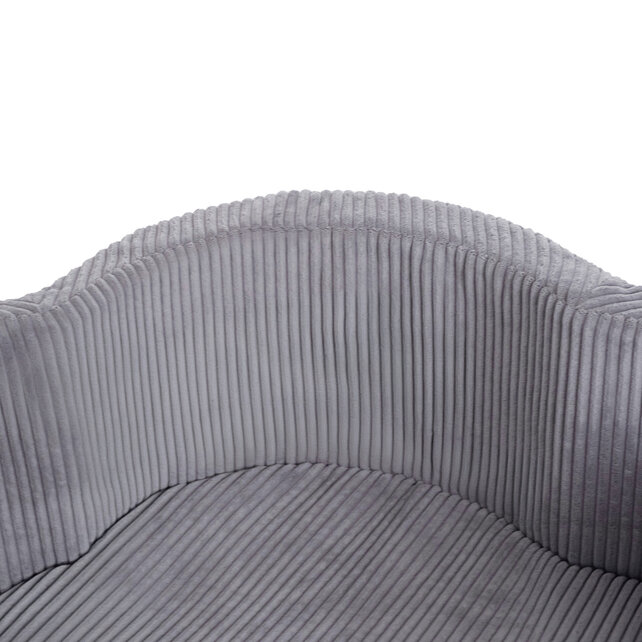 Ballenbak Bloem 95x30 | Light Grey Corduroy excl. ballen