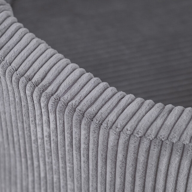 Ballenbak Bloem 95x30 | Light Grey Corduroy excl. ballen