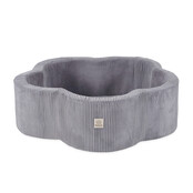 Ballenbak Bloem 95x30 | Light Grey Corduroy excl. ballen