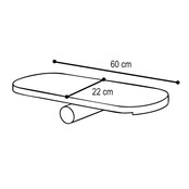 Houten Montessori Balansbord | Wit