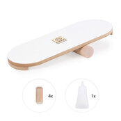 Houten Montessori Balansbord | Wit