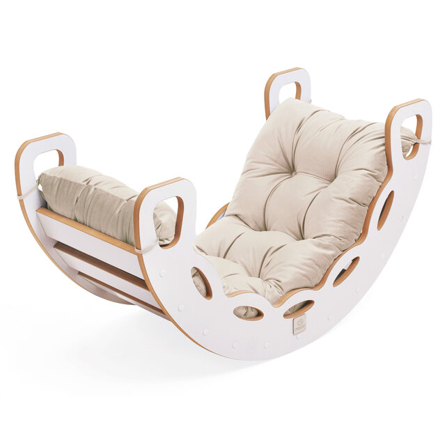 Rocker 4-in-1 met Klimboog, Klimhelling en Glijbaan | Velvet Gold