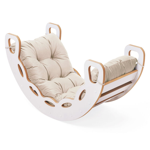 Rocker 4-in-1 met Klimboog, Klimhelling en Glijbaan | Velvet Gold