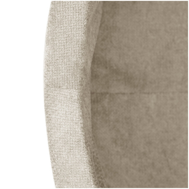 Ballenbak Rond 90x30 | Beige Chenille incl. 200 ballen (Pearl/Gold)