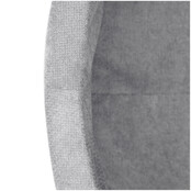 Ballenbak Rond 90x30 | Light Grey Chenille incl. 200 ballen (Pearl/Silver/Light Blue)