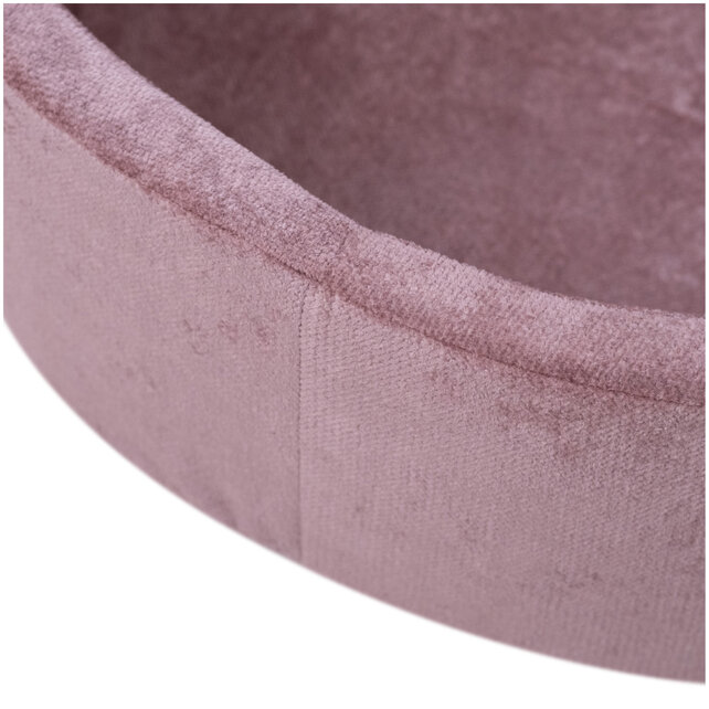 Ballenbak Rond 90x30 | Pink Chenille incl. 200 ballen  (Pearl/Gold/Light Pink)