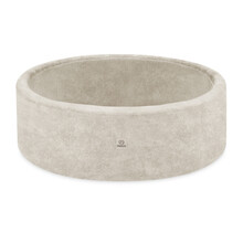 Ballenbak Rond 90x30 | Beige Chenille excl. ballen