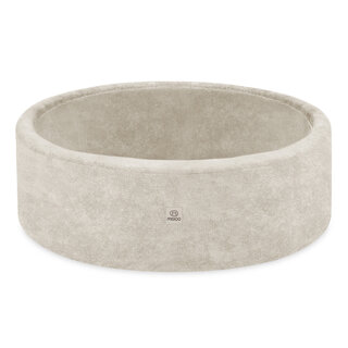 Ballenbak Rond 90x30 | Beige Chenille excl. ballen