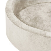 Ballenbak Rond 90x30 | Beige Chenille excl. ballen