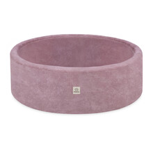 Ballenbak Rond 90x30 | Pink Chenille excl. ballen