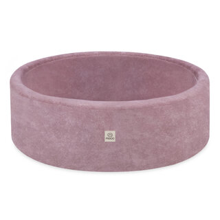 Ballenbak Rond 90x30 | Pink Chenille excl. ballen