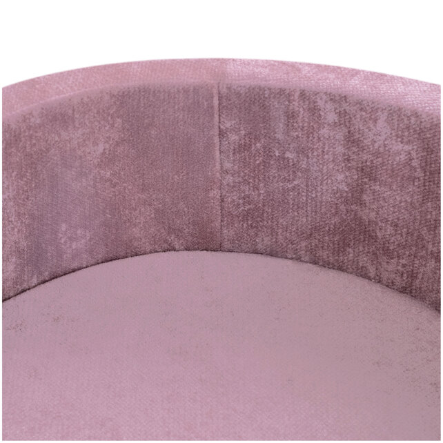 Ballenbak Rond 90x30 | Pink Chenille excl. ballen