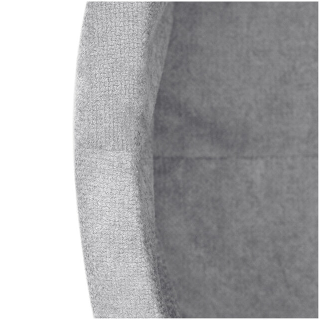 Ballenbak Rond 90x30 | Light Grey Chenille excl. ballen