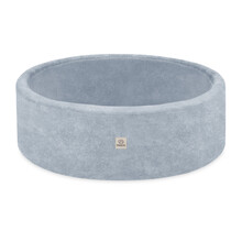 Ballenbak Rond 90x30 | Blue Chenille excl. ballen