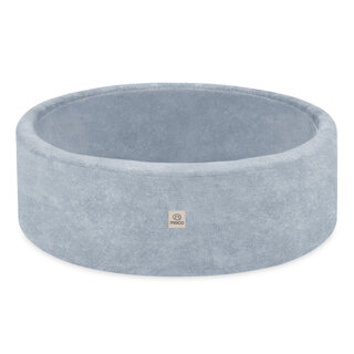 Ballenbak Rond 90x30 | Blue Chenille excl. ballen