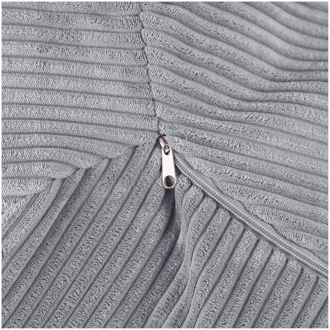 Zitzak & Opbergtas - Light Grey Corduroy